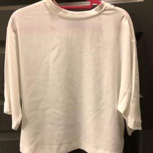 White Box Silk like Uniqlo Shirt size S